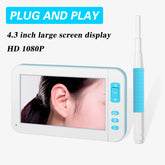 Hot Selling  6pc LED Light Visual Ear Cleaner Mini Otoscop 1080P Otoscope with Camera Digital Video Otoscope  View More